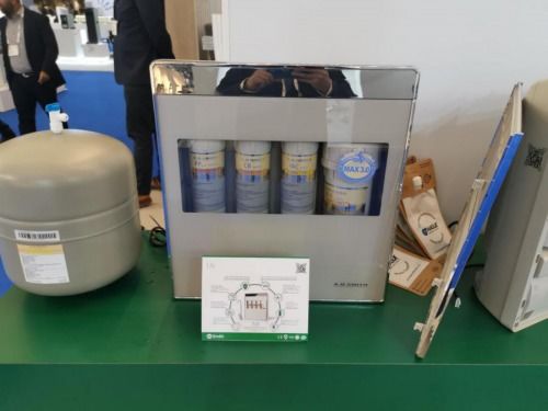 以安吉爾a7為代表的三款凈飲水產品,驚艷了全球最大水展